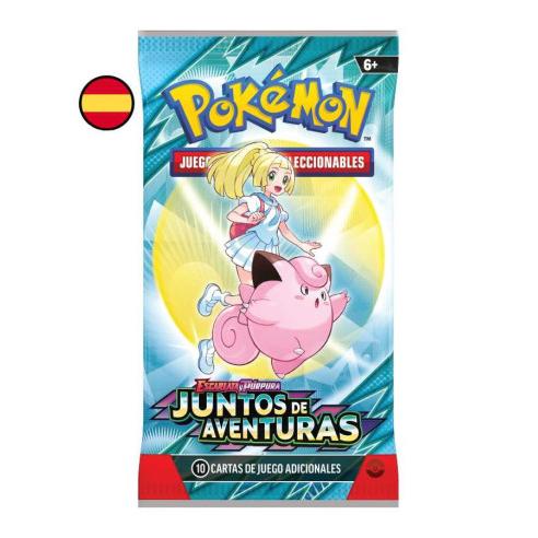 Pokémon Escarlata y Púrpura 9 Juntos de Aventuras: Sobre (10) Español