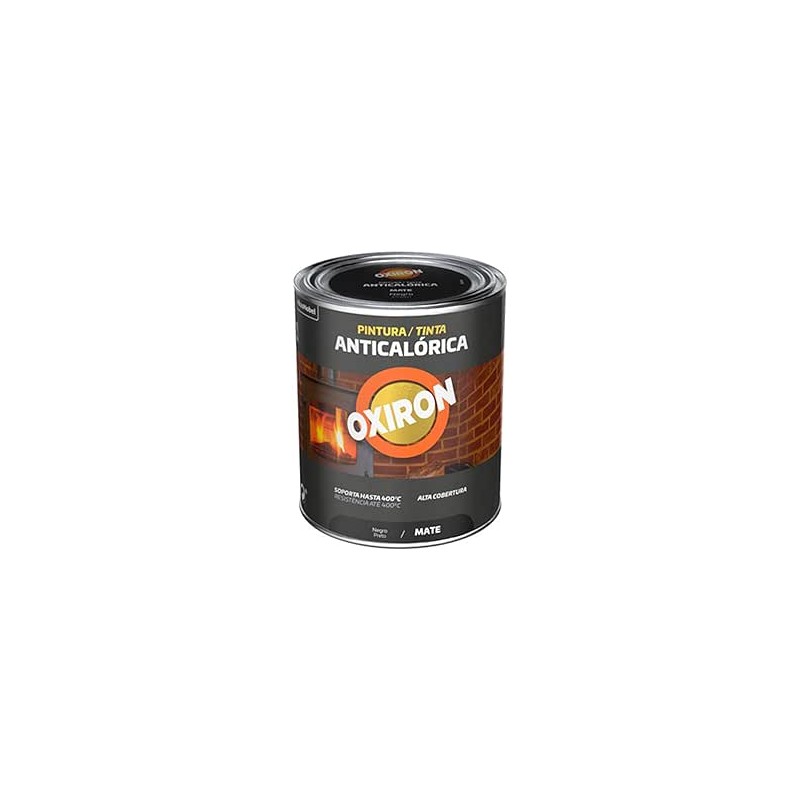 PINTURA ANTICALORICA OXIRON NEGRA MATE