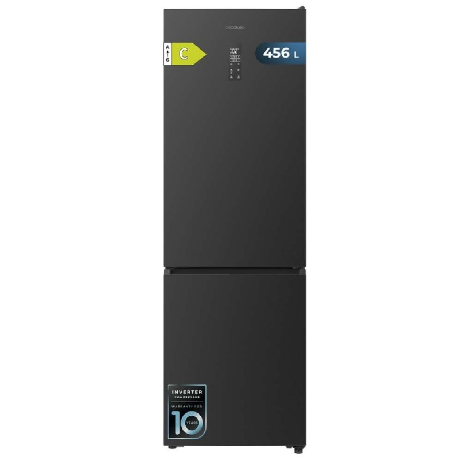 Cecotec Frigorífico Combi 456L Total No Frost Bolero CoolMarket Combi 456 Dark C. Altura 201cm y 59,5cm Ancho