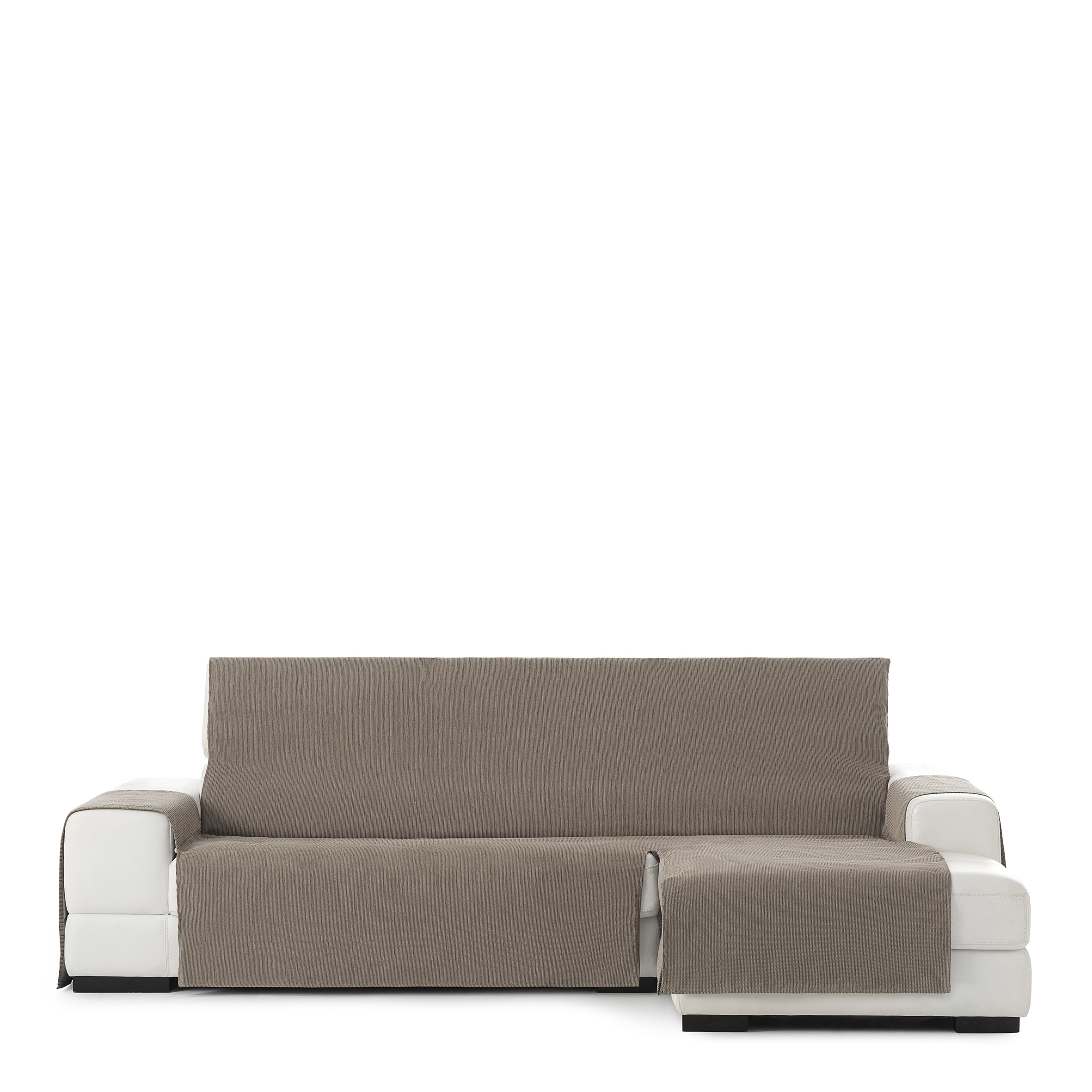 Funda de sofa chaisse longue m/3 mid derecha (Mirando de frente) c/11 extra, Tamaño extra derecha, 170x310x110cm, Fábricada en España