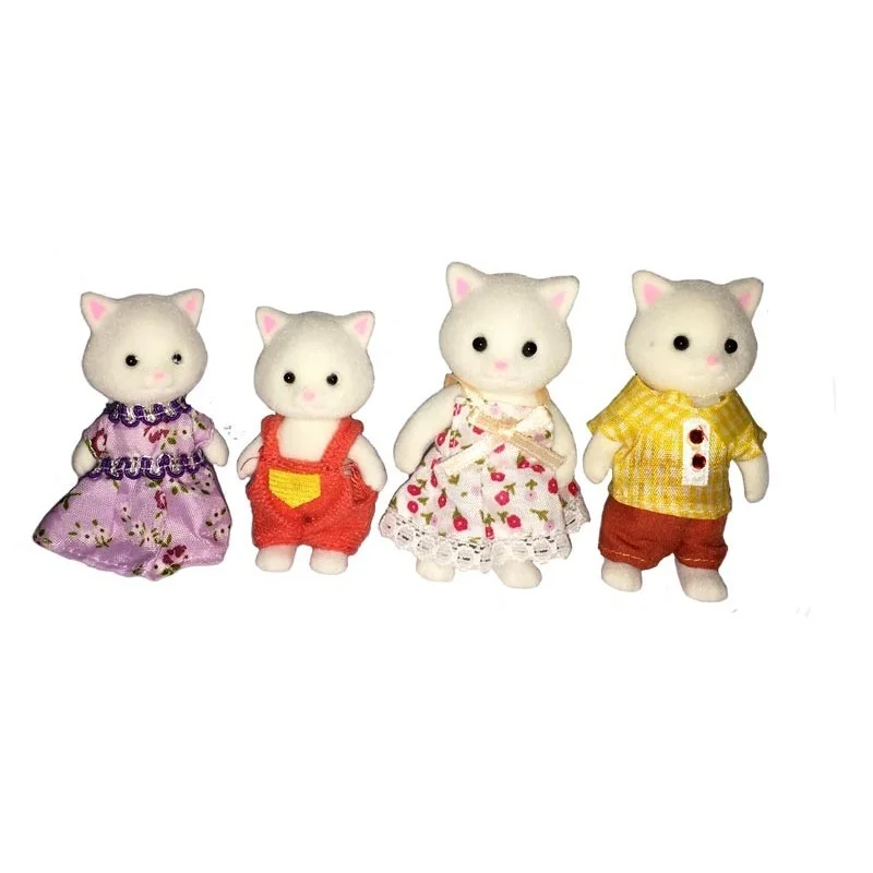 Familia Gato de Rayas Sylvanian Families – Figuras de Juguete – Shopavia