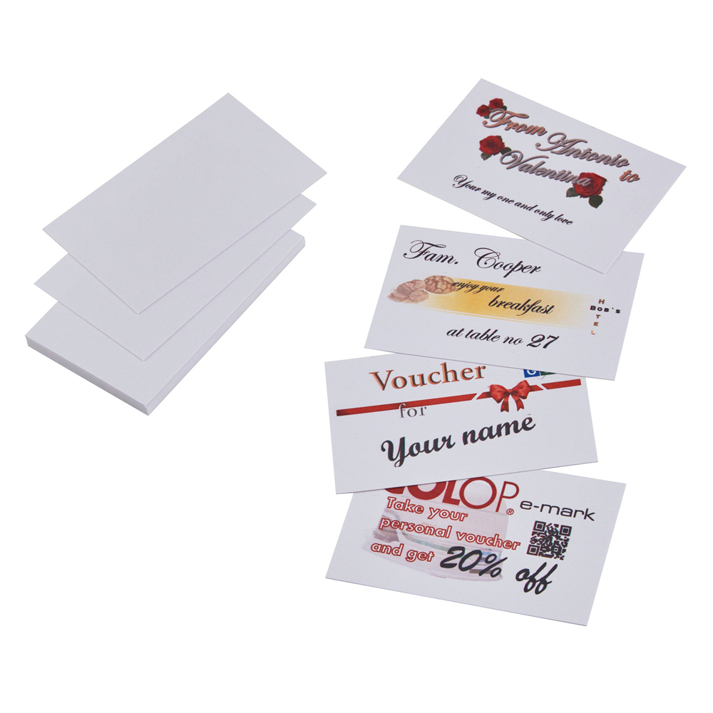 Colop e-mark® Tarjetas de Papel Imprimibles 86x54mm