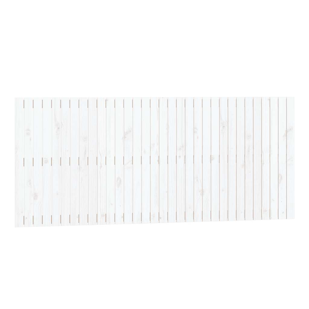 vidaXL Cabecero de cama pared madera maciza pino 204x3x90 cm