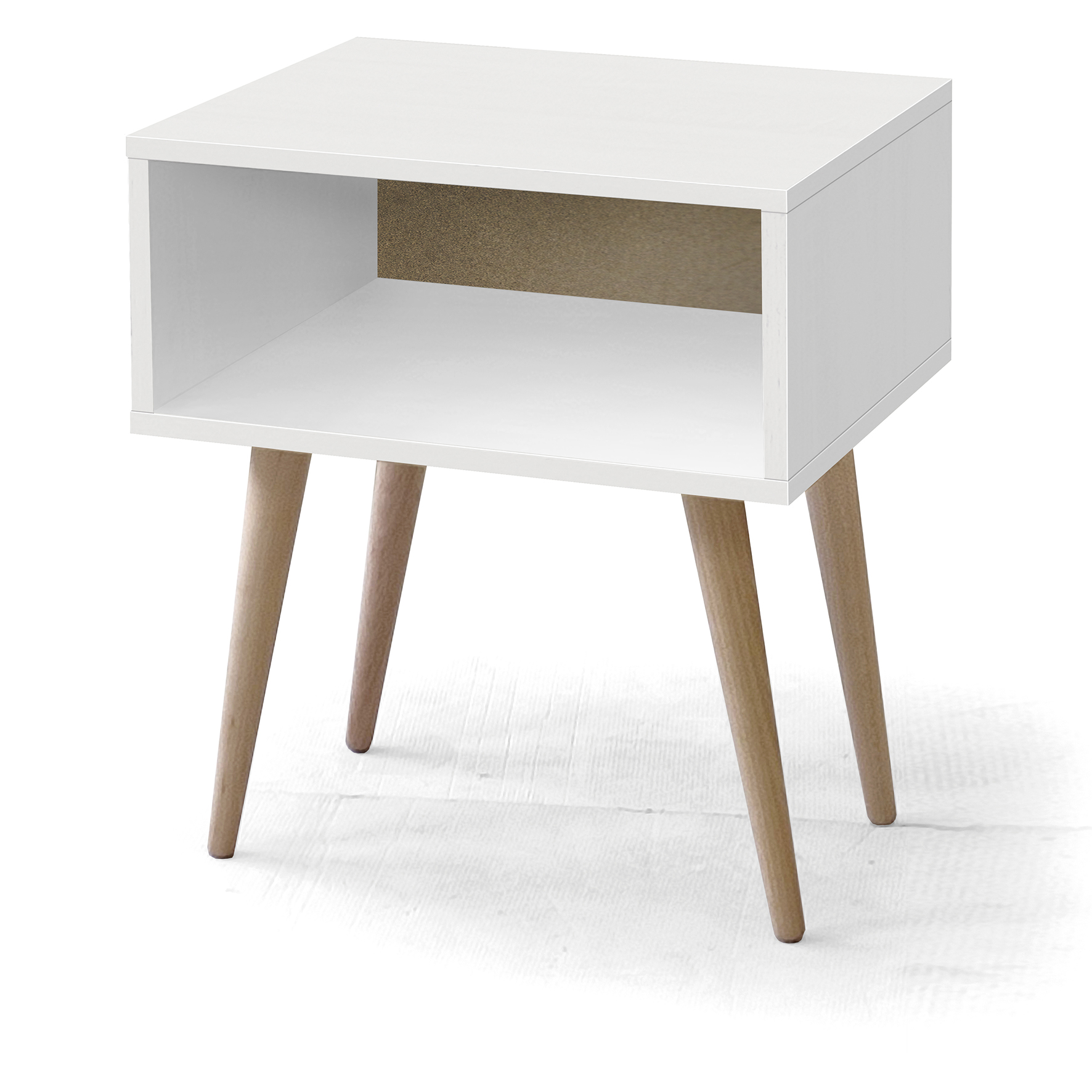 Mesita 1H - Venprodin - 50X43X35 Blanco