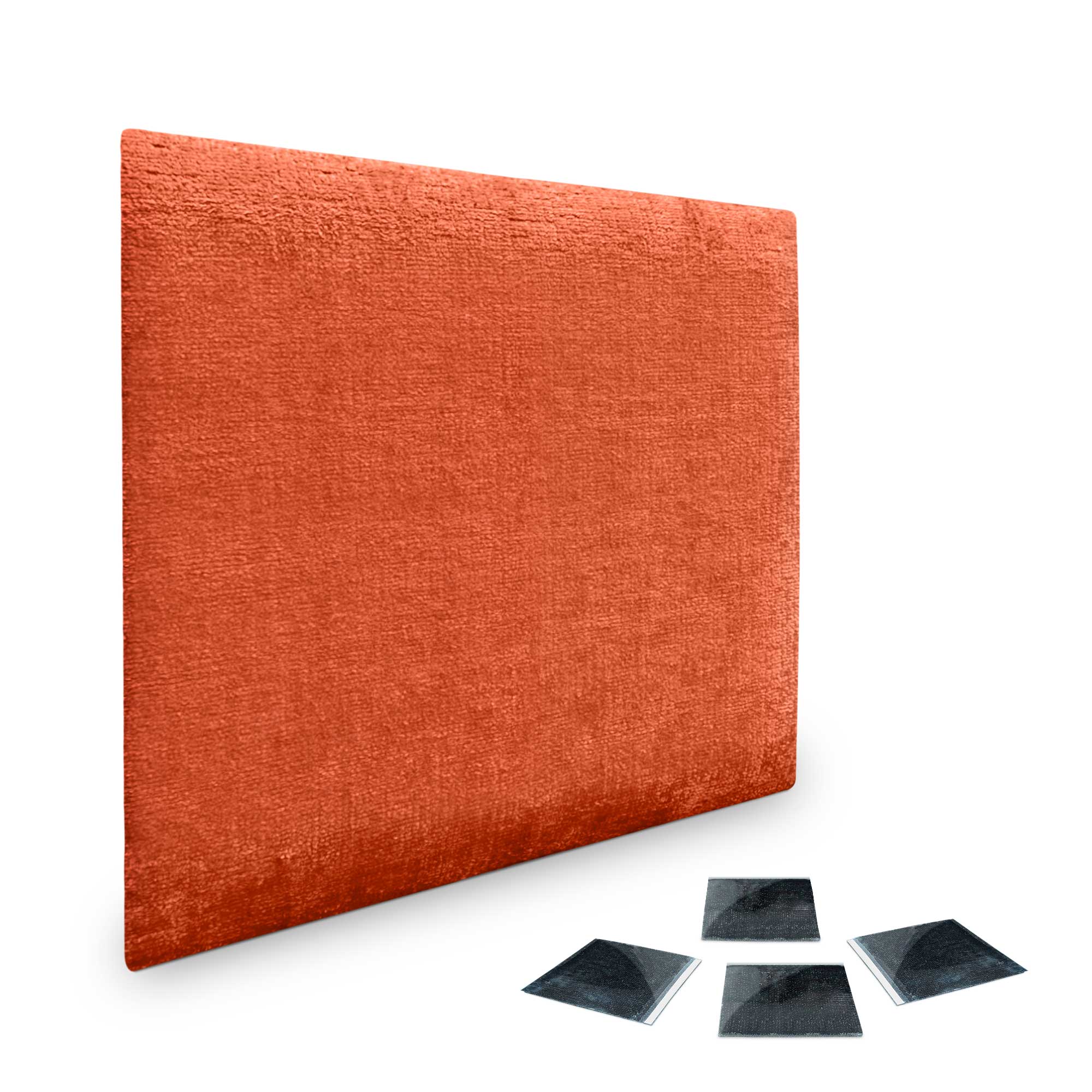 DHOME Juego de Paneles Tapizados de Lana Ecológica Pack Autoadhesivos para Pared Acústicos Absorbentes Protección 3º Gama de colores