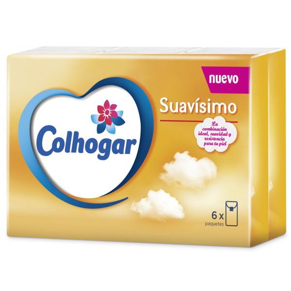 Colhogar - COLHOGAR 6 Paquetes de pañuelos  48 uds Pañuelos de Papel