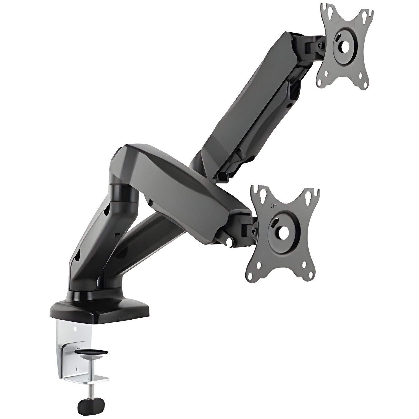 Raidsonic ICY BOX Soporte de Escritorio para Dos Pantallas de Hasta 28 Pulgadas y 6,5kg Cada una con VESA 75x75 y 100x100