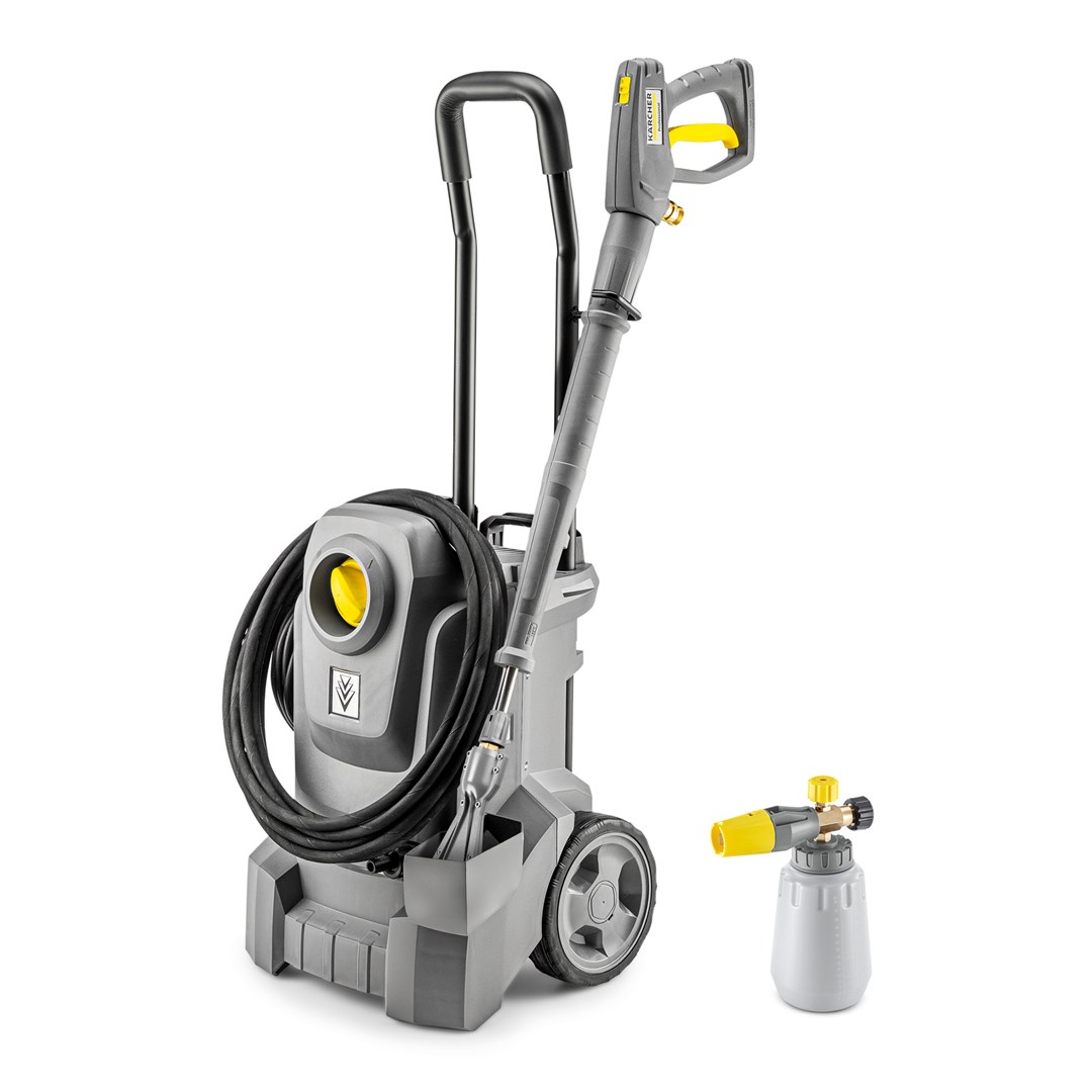 Kärcher HD 5/11 E EB+ Foam Classic - Limpiadora de alta presión, cabeza cilíndrica de latón, Easy!Lock, Professional
