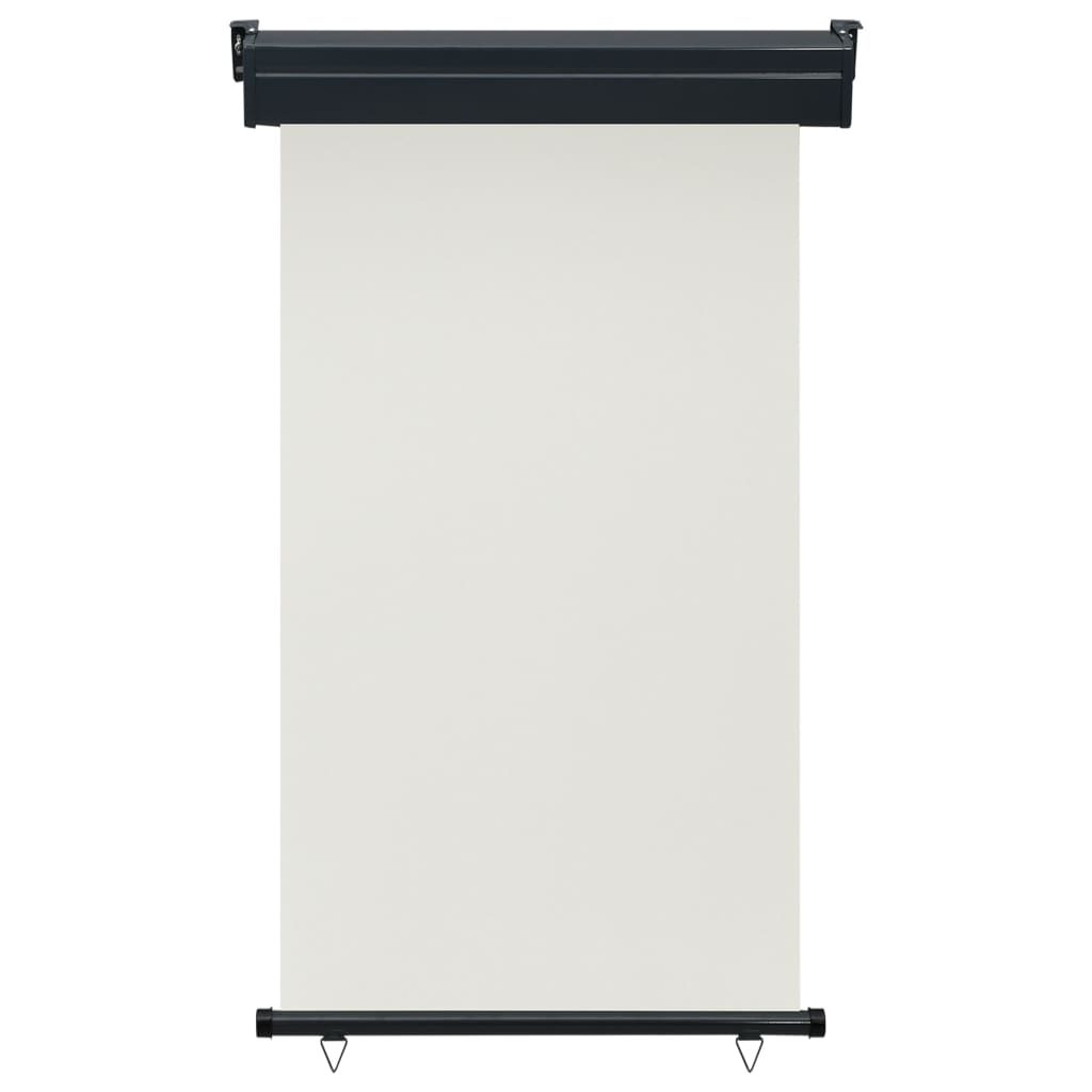 vidaXL Toldo lateral de balcón 105x250 cm Color Negro, Crema, Gris