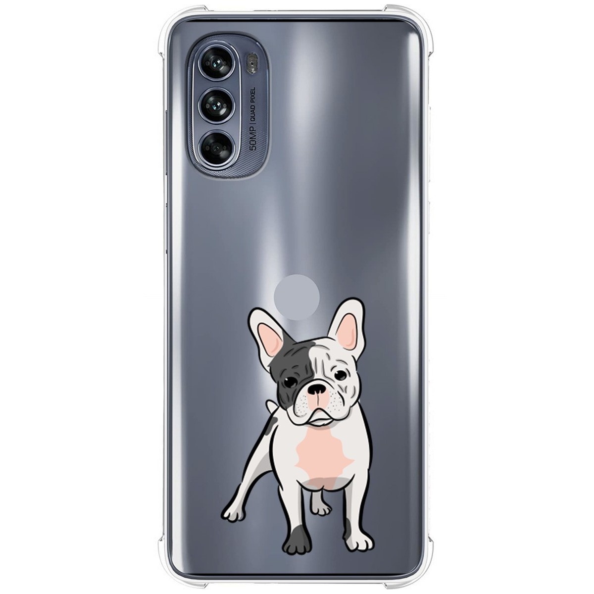 Funda Silicona Antigolpes para Motorola Moto G62 5G diseño Perros 06 Dibujos
