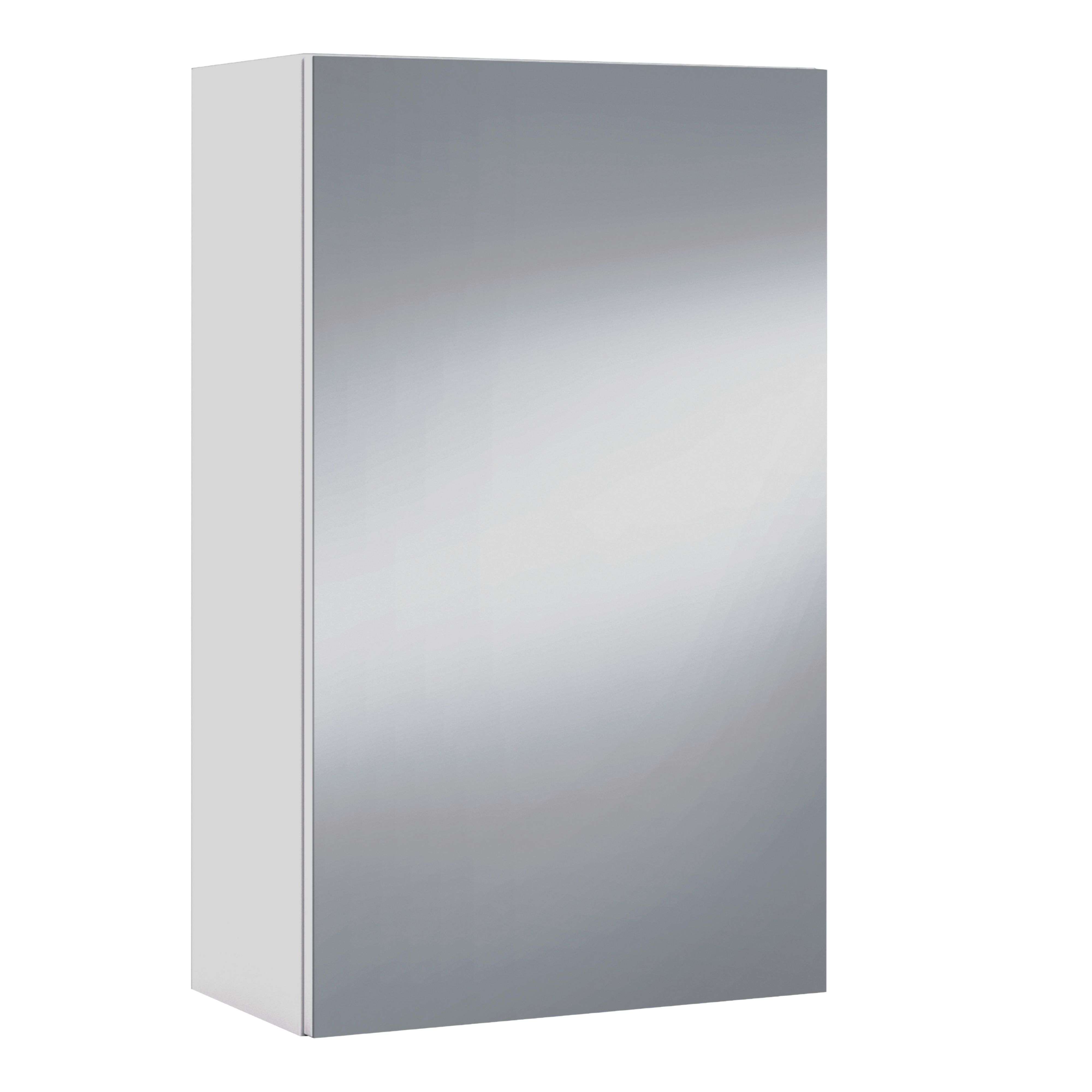 Miroytengo Armario espejo flotante Bluma para Baño Estilo Contemporáneo en Color Blanco 40x65x21 cm