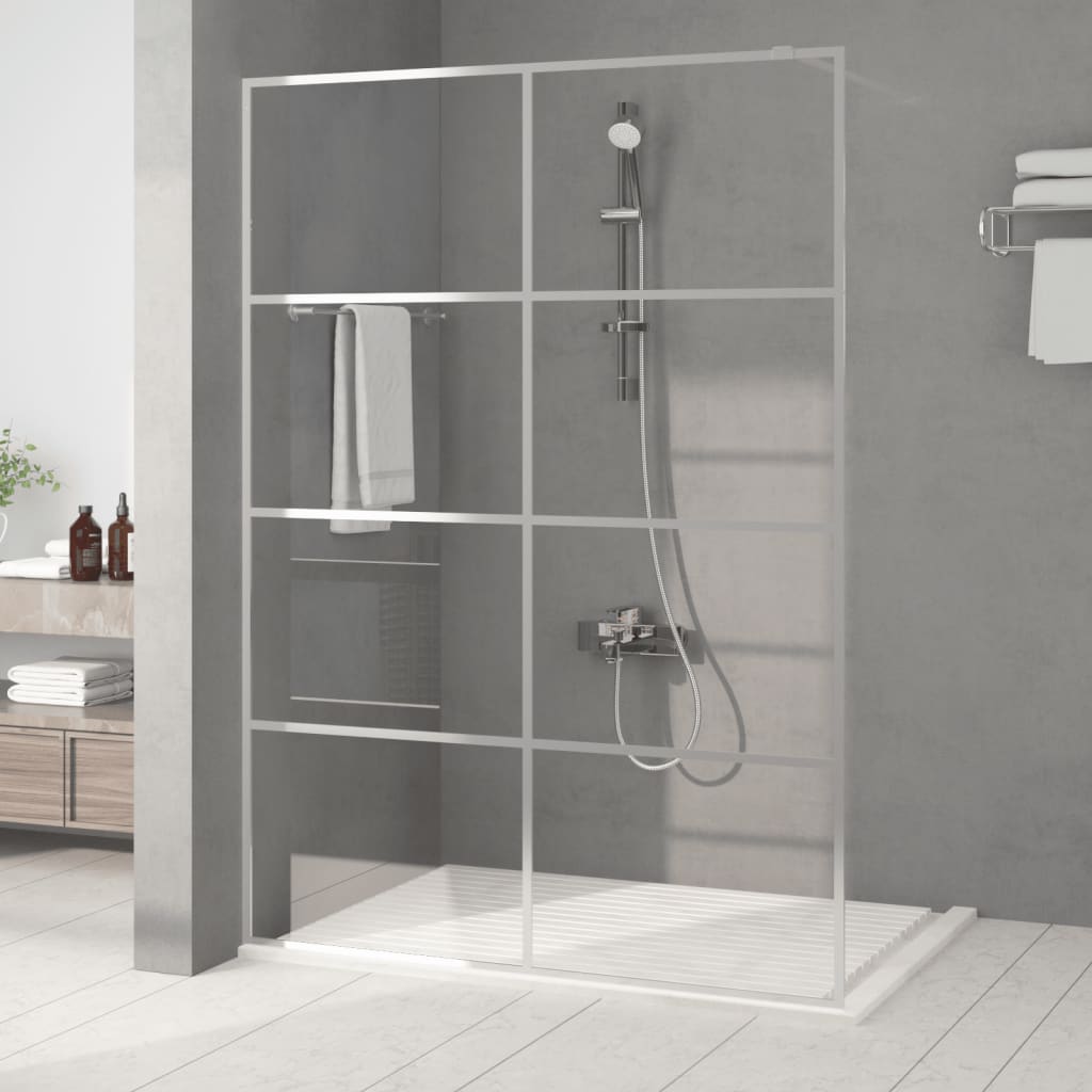 Mampara de Ducha Accesible Vidrio ESG 140x195 cm Cabina Color Negro,  Blanco,  Plateado y mas
