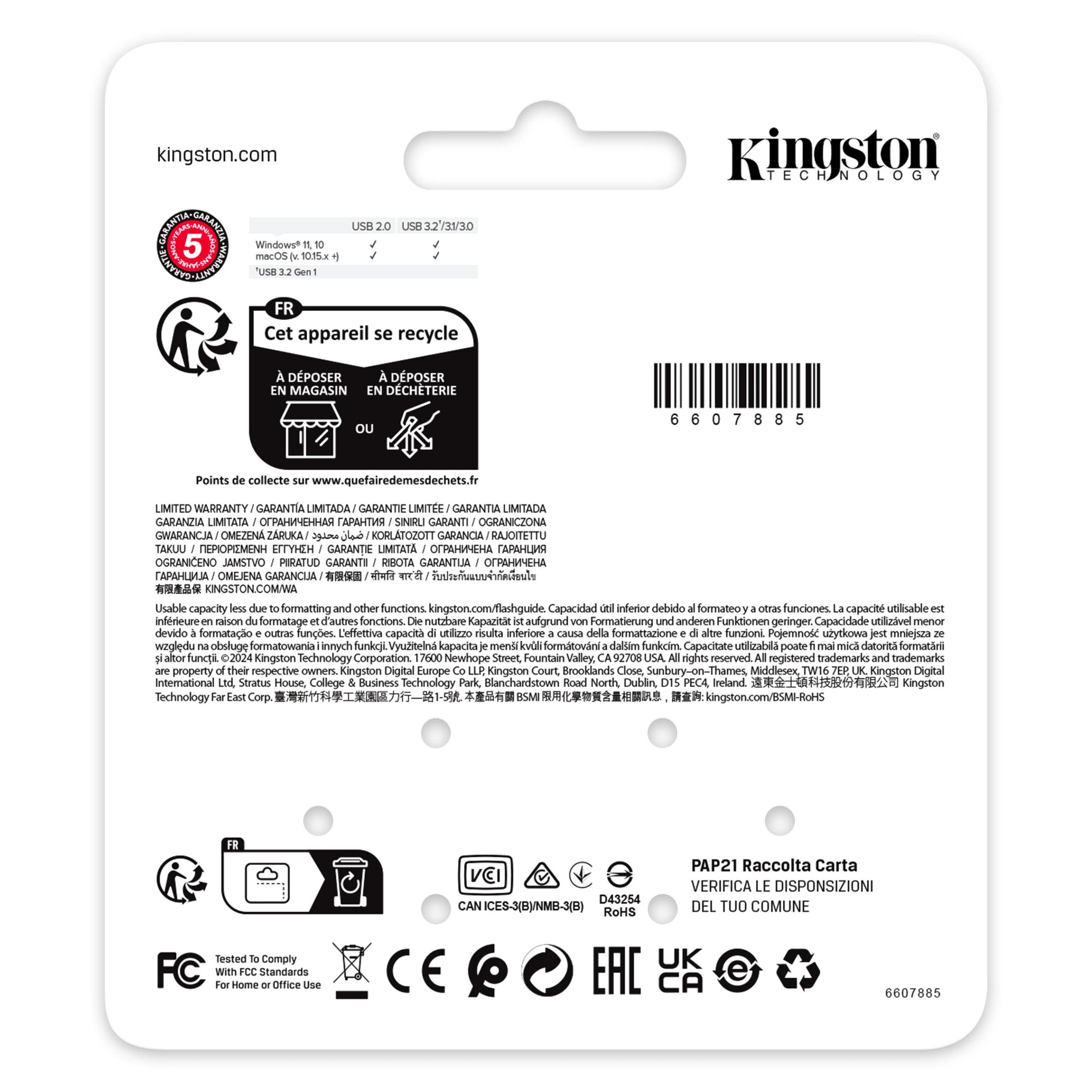 Kingston - Pendrive DataTraveler SE9 G3 256 GB USB 3.2 de alta velocidad para transferencia rápida de archivos, compatible con USB 3.2 y versiones anteriores