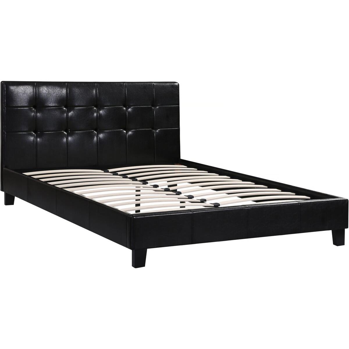 Habitat y Jardin - Cama "Julia" color Negro - 140 x 190 cm