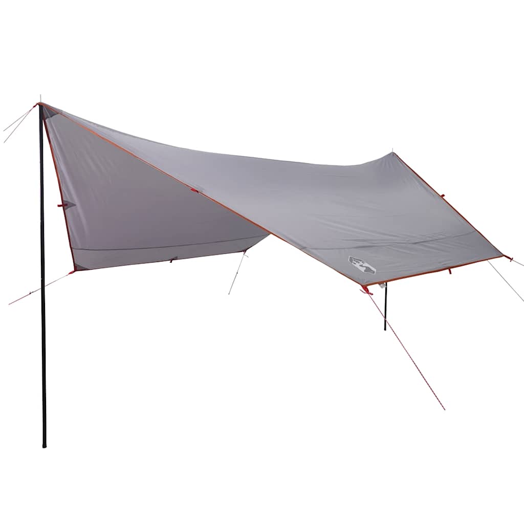 vidaXL Lona de camping impermeable 430x380x210 cm lona impermeable Color Azul,  Gris y naranja,  Verde y mas