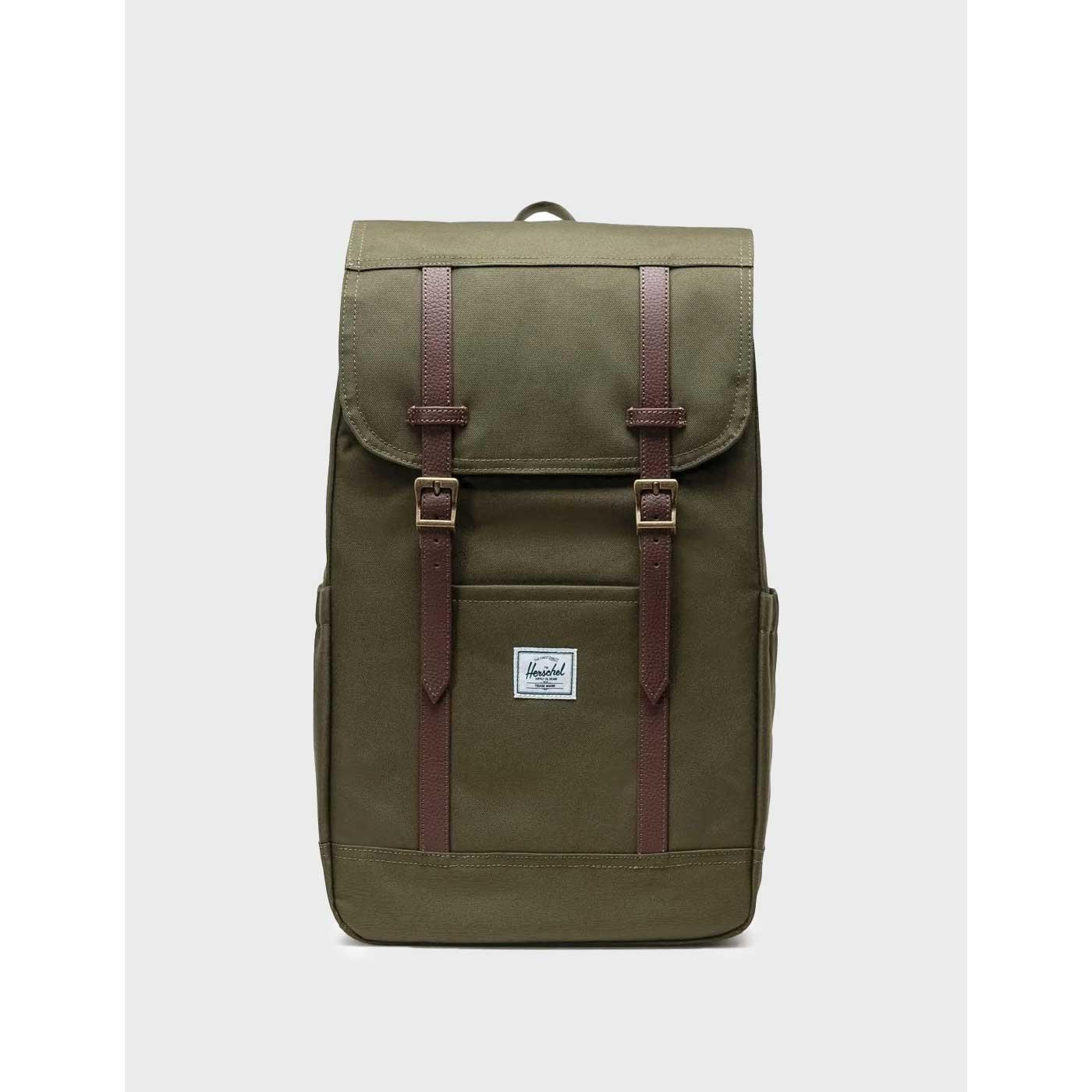 Herschel Retreat mochila verde para hombre y mujer