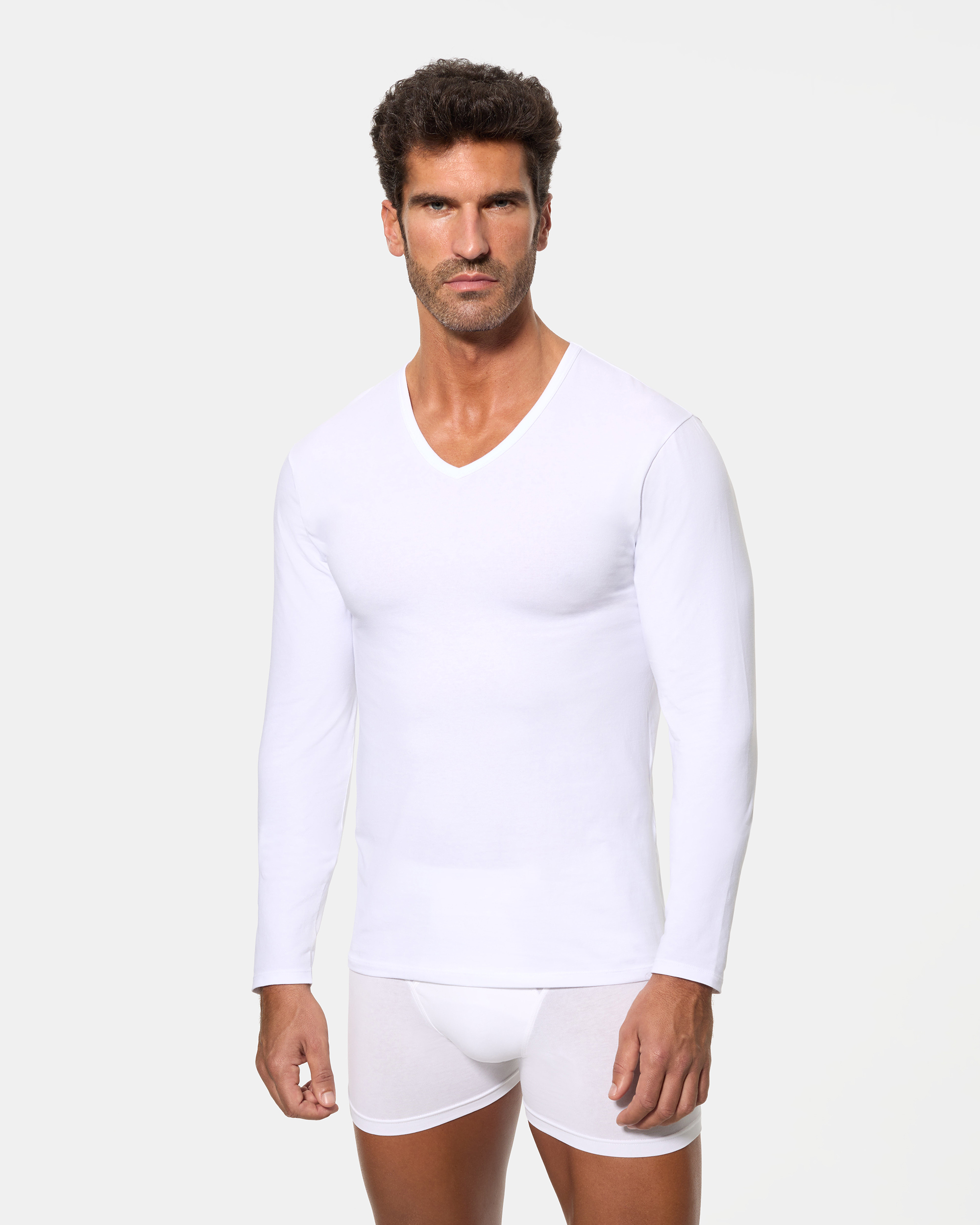 Abanderado Camiseta interior de hombre de manga larga