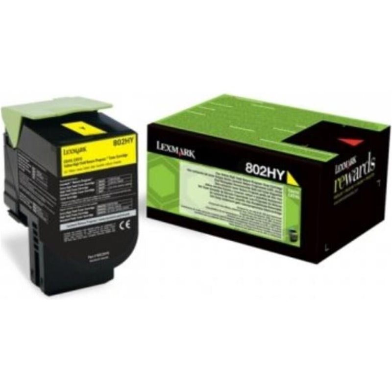 Lexmark Original Toner Cartridge 80C2HYE Amarillo