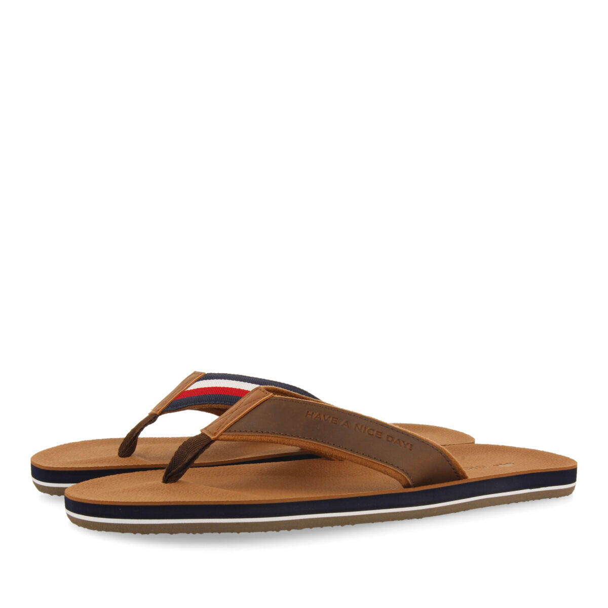 Gioseppo Chanclas Marrones para Hombre Thelus - Piso de EVA - EVA Ligera - Planta de Poliuretano Suave - Forro de Microfibra
