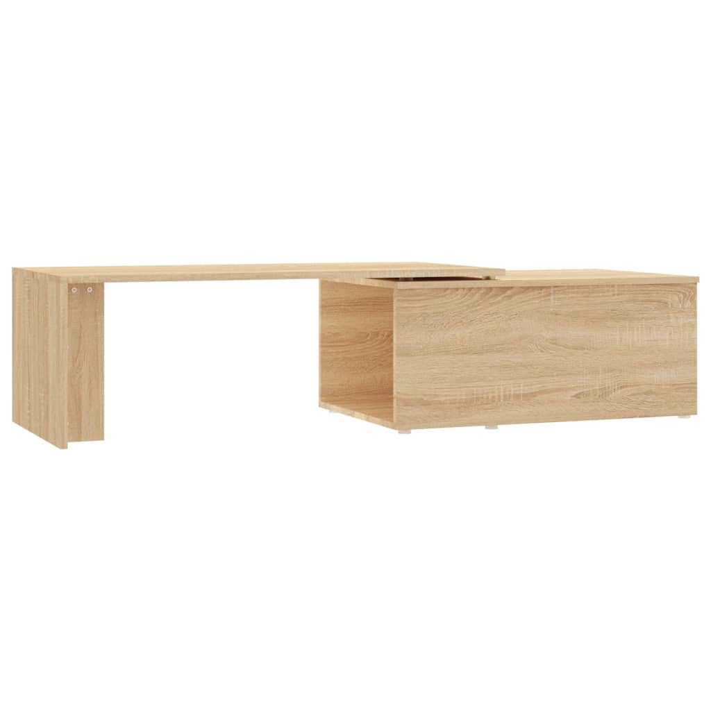 Vidaxl - Mesa de Centro Madera Contrachapada 150x50x35 Cm Blanco Brillante