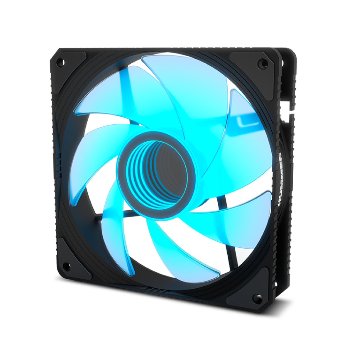 Nox Hummer M-FAN-Ventilador para Caja PC 120mm, ARGB en espejo infinito, 7 aspas traslúcidas, rodamientos hidráulicos