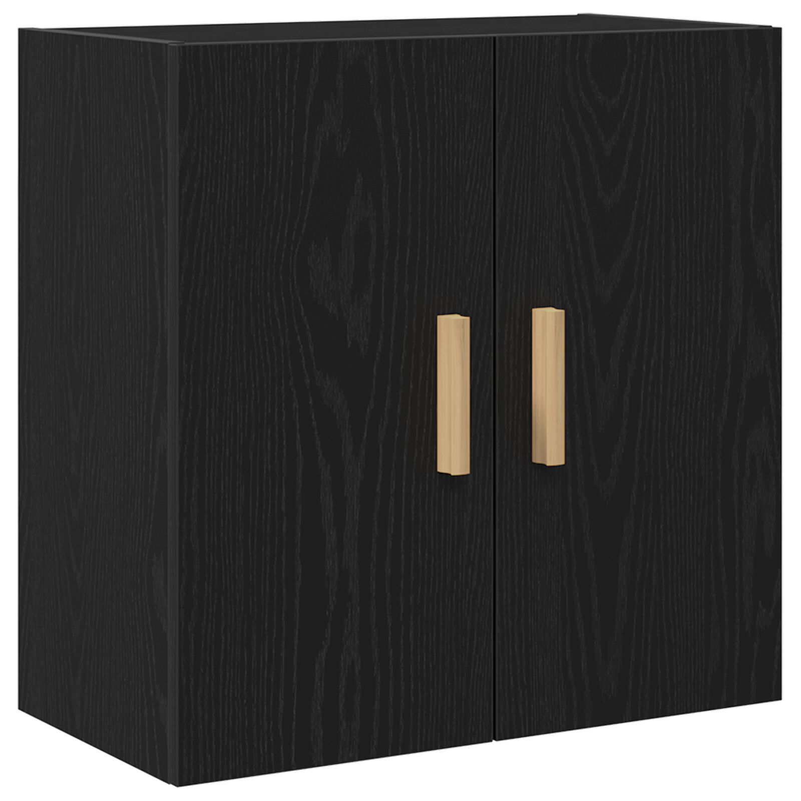 Armario de pared de roble negro vidaXL - 60x30x60 cm