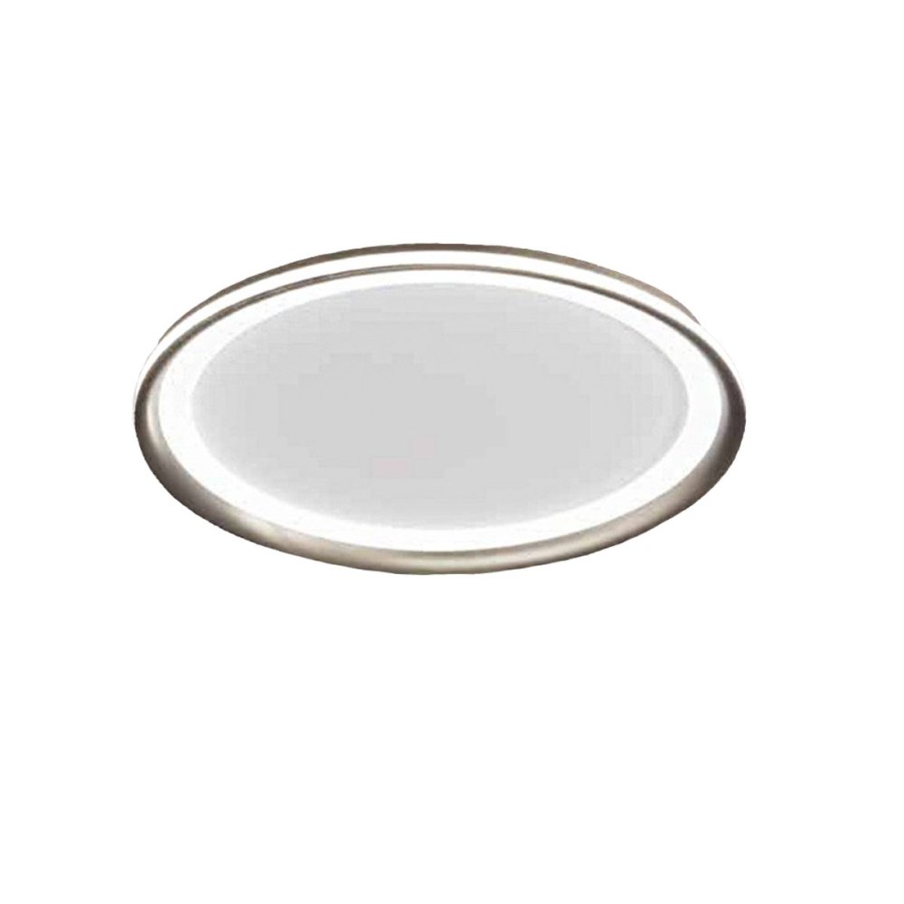 Plafón LED EDGE gris titanio 66W Perenz en aluminio
