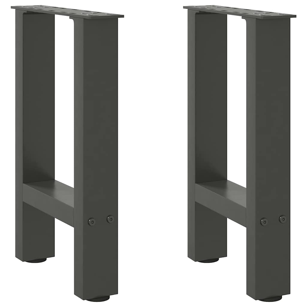 vidaXL Patas para mesa de centro (2 unidades, 38 x 42-43 cm, acero)
