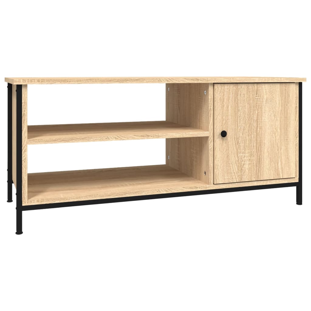 vidaXL Mueble para TV madera contrachapada roble Sonoma 100x40x45 cm