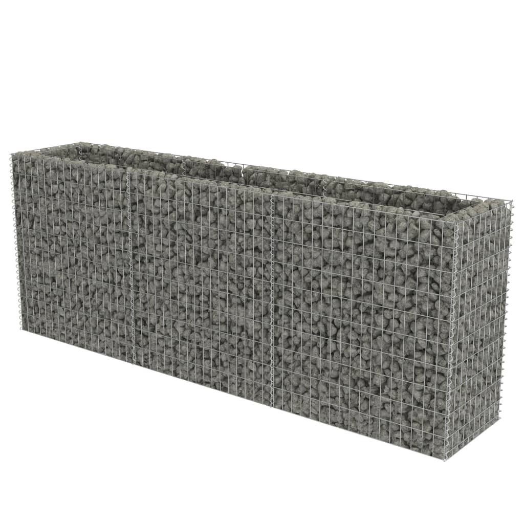 vidaXL Arriate de gaviones de acero Dimensiones 540 x 90 x 100 cm,  540 x 90 x 50 cm,  90 x 90 x 100 cm y mas
