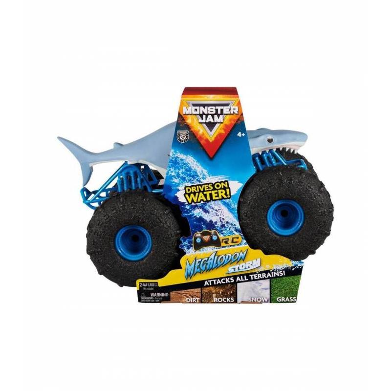 MONSTER JAM MEGALODON ANFIBIO RC DE SPIN MASTER
