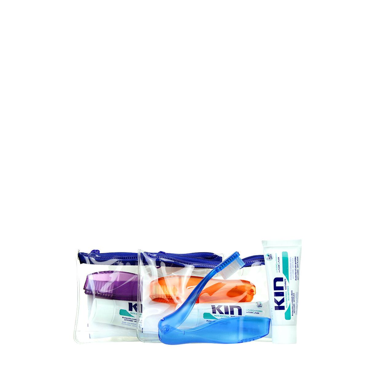 Kin cepillo viaje + pasta 25 ml