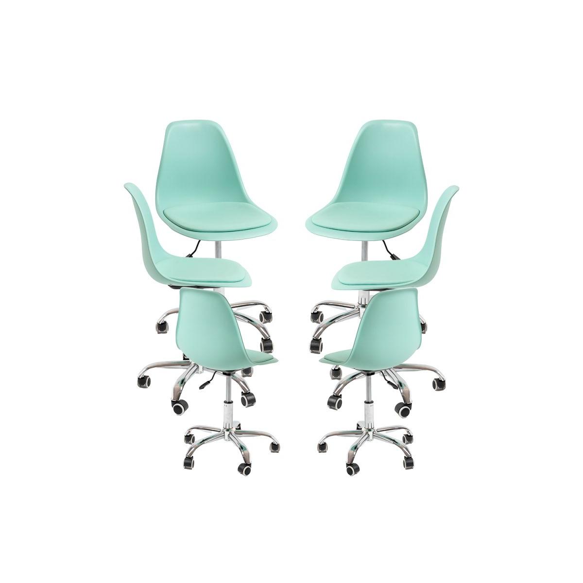 Regalos Miguel - Packs Sillas - Pack 6 Sillas Dami Office - Celadón