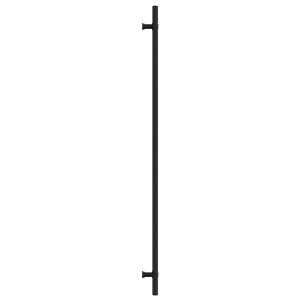 vidaXL Tiradores para armarios 20 uds acero inoxidable negro 480 mm