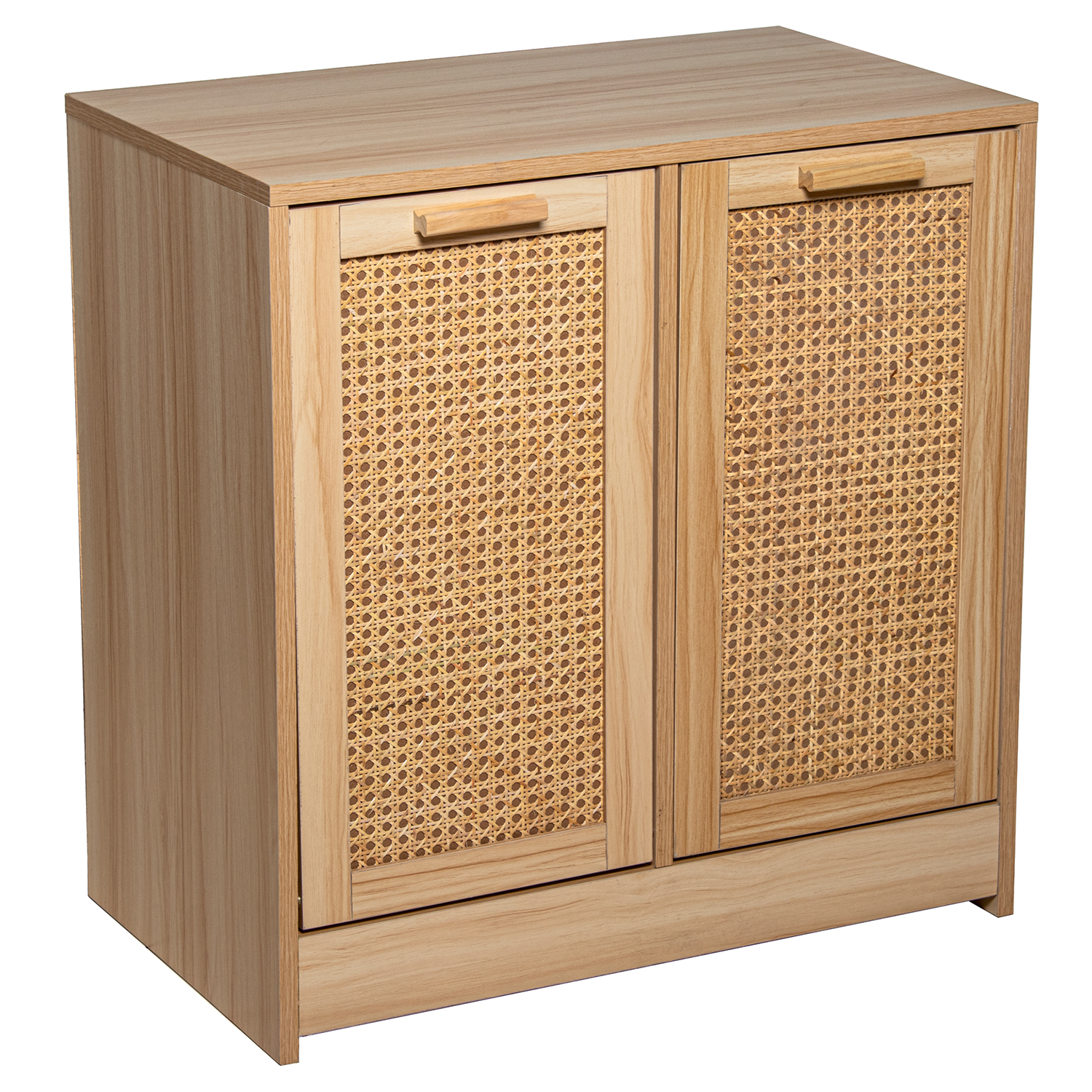 Mueble portarropa madera, ratannatural, necesita montaje 66x40x68cm, material: dm y papel
