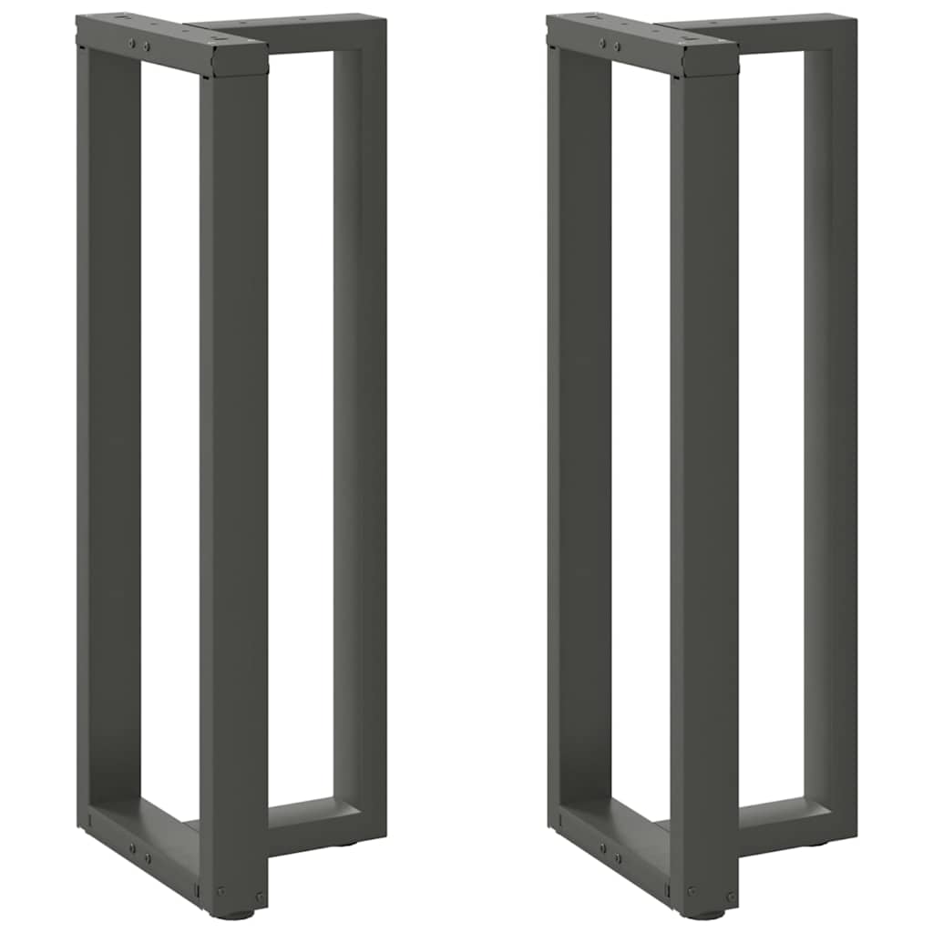 vidaXL Patas para mesa de bar en forma de T (2 unidades) 50 x 35 x (110-111) cm, acero