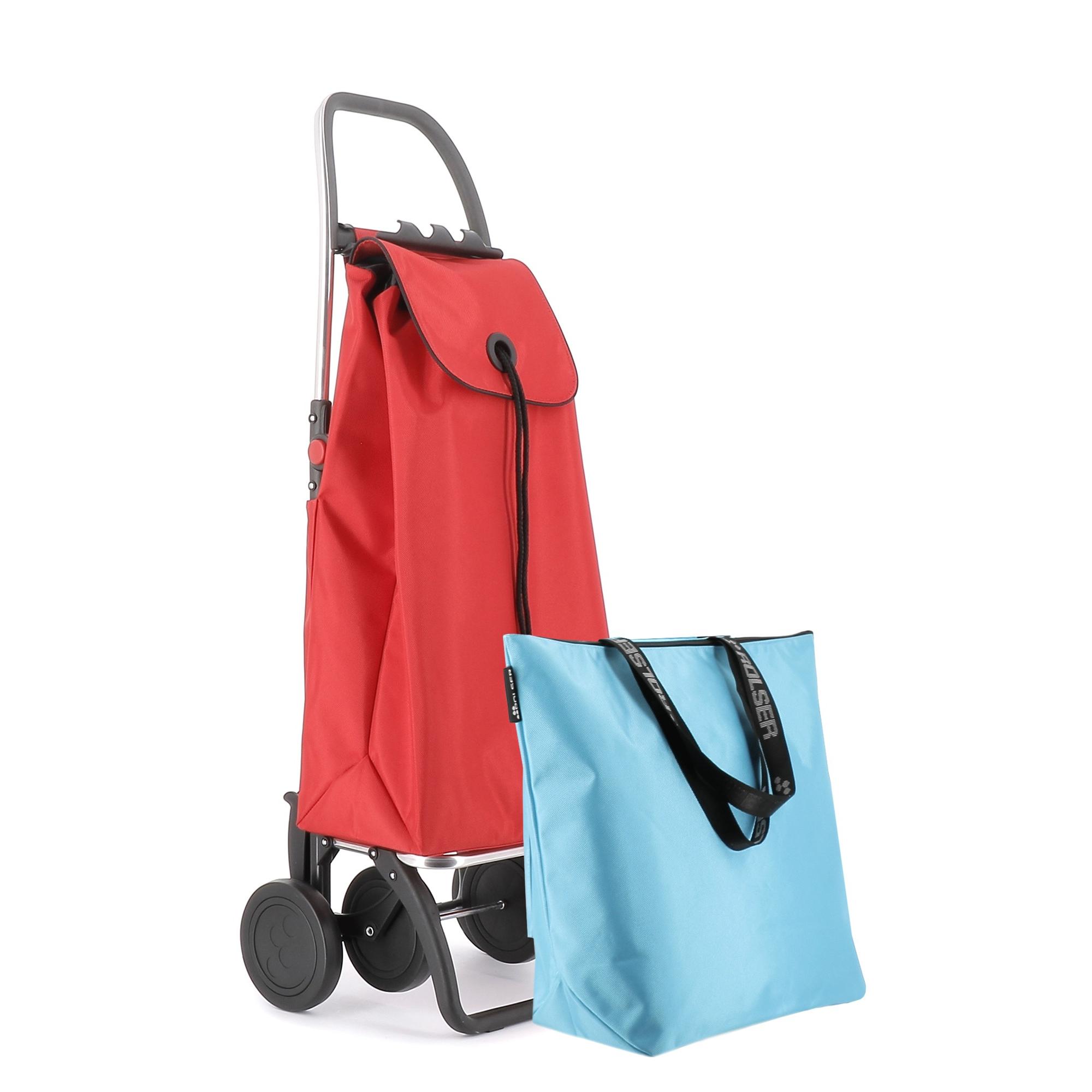 Combo Carro Rolser I Max Mf 4 Ruedas Plegable Bolsa Extra
