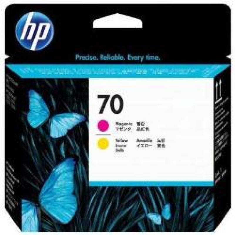 Cabezal magenta y amarillo hp 70