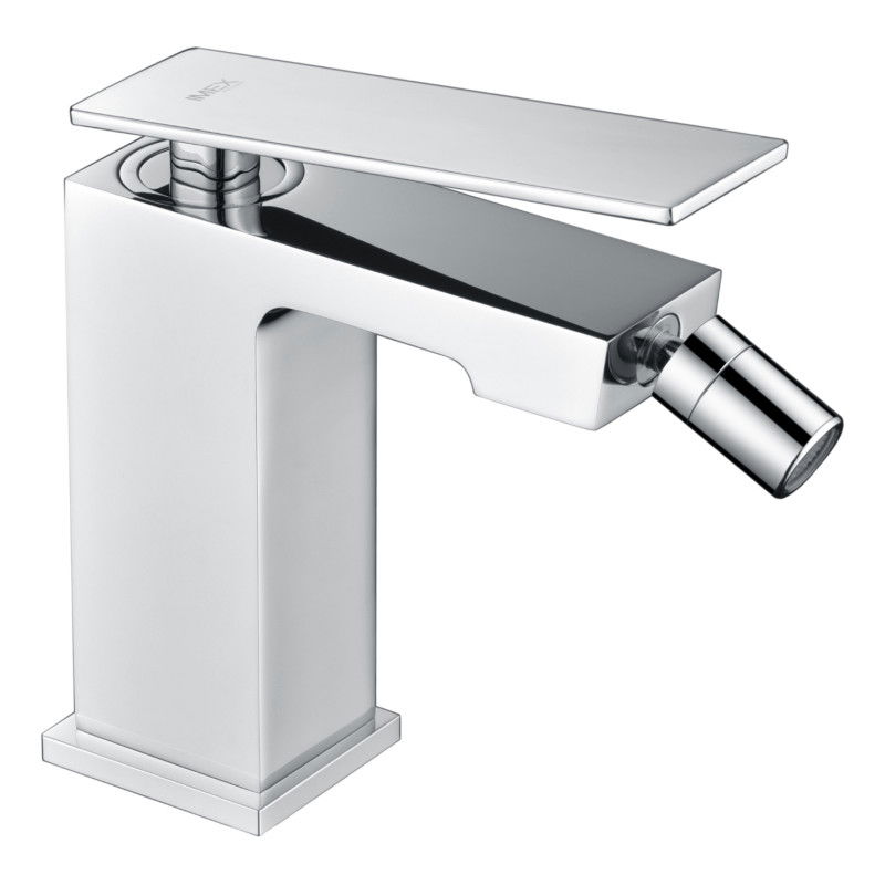 Imex Pisa BDP048-2 grifo monomando sobre repisa para bidé de latón cromado