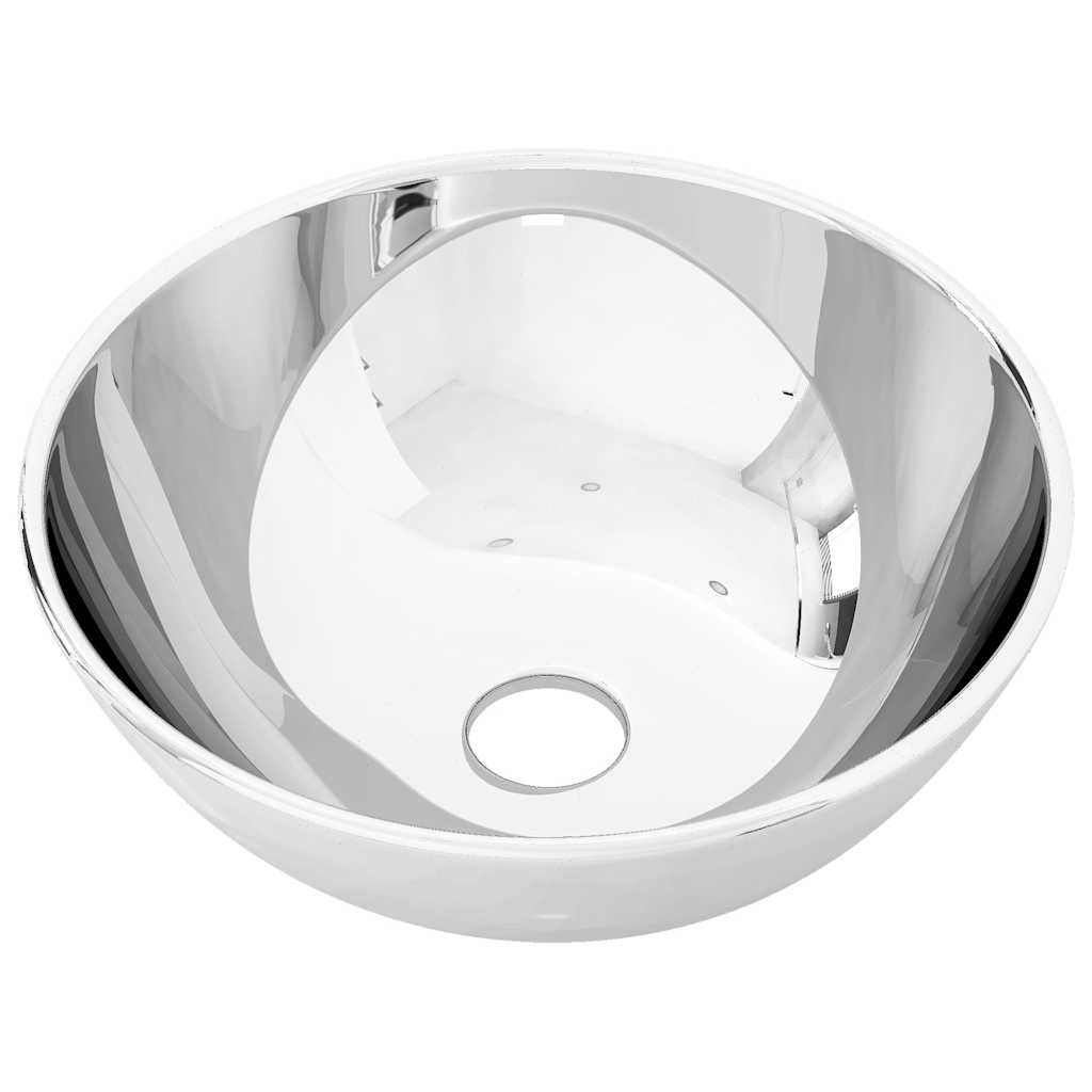 vidaXL Lavabo de Cuarto de Baño Redondo de Cerámica Lujo Tocador Multicolor 28x10 cm