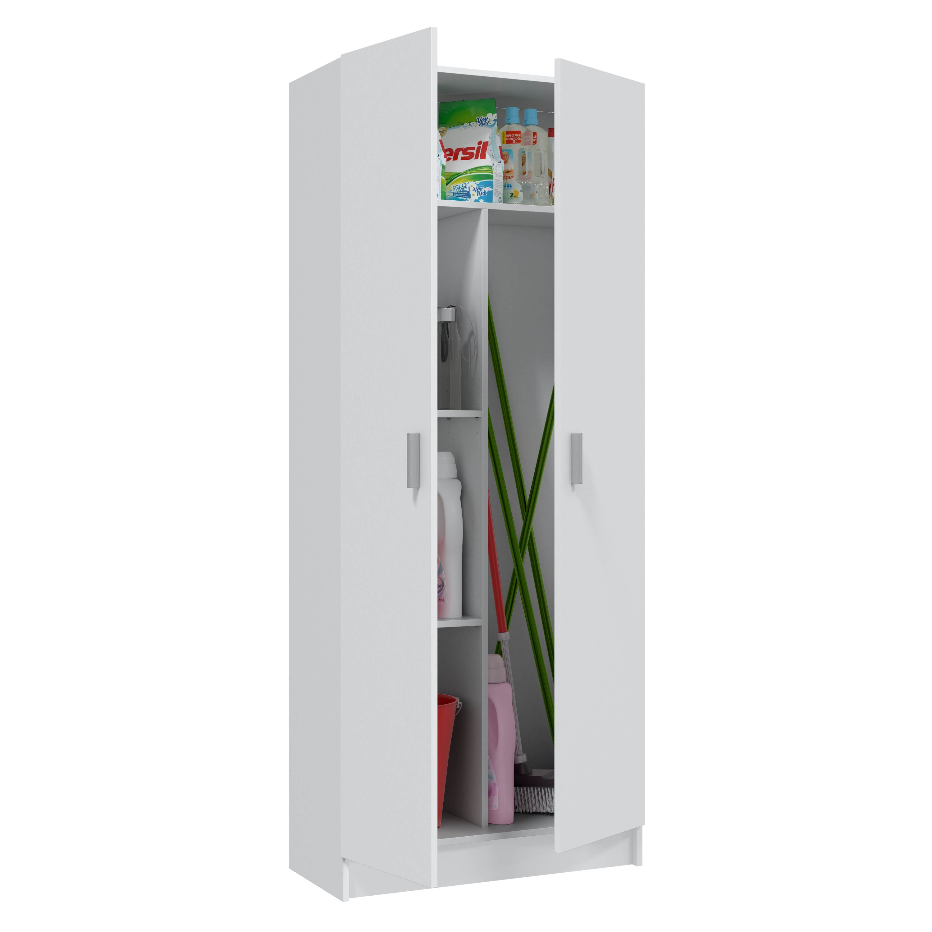 duehome - Armario de 2 puertas 73x180 cm Multiusos