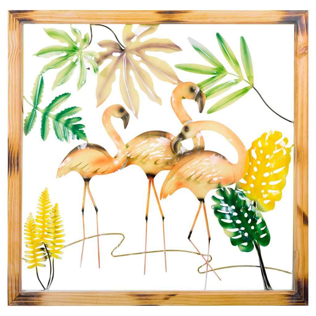 WANDERLUST DECO Mural decorativo de pared de metal 87x4x87h cm.Tiene 2 puertas