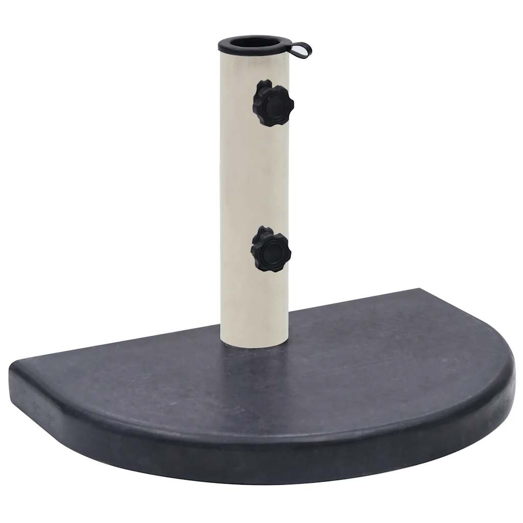 vidaXL Base Sombrilla Granito Rectangular 10 kg Estructura Parasol Patio Color Negro,  Gris,