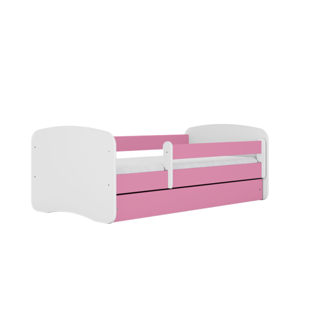 Cama 180 x 80 cm Kocot Kids com gaveta e colchão BabyDreams Pink