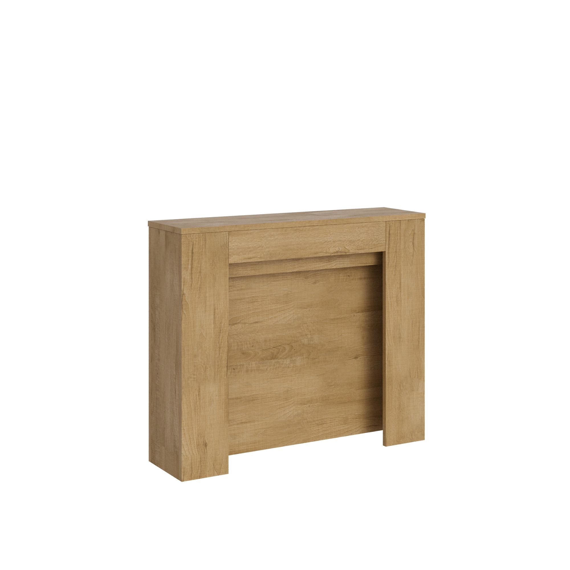 Consola extensible 90x25/211 cm Kiba Roble Nature - Itamoby
