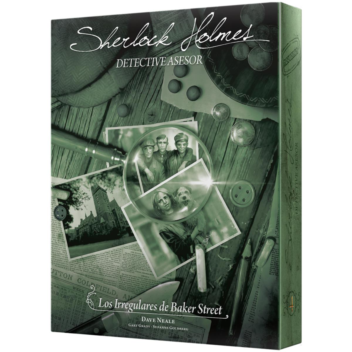 Asmodee - Juego de mesa Sherlock Holmes: Los Irregulares de Baker Street