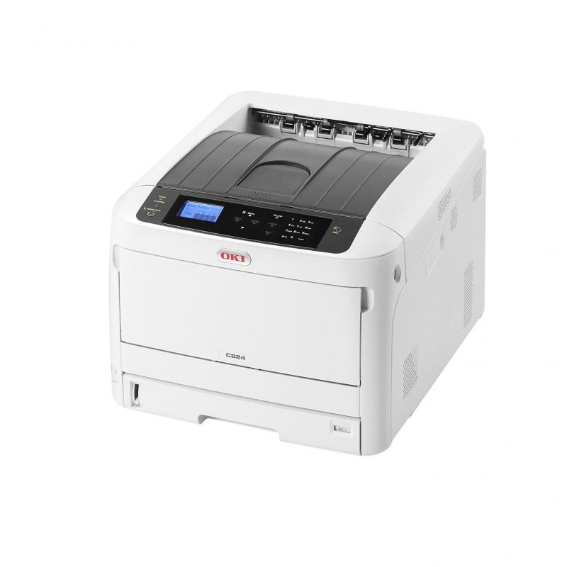 OKI C824dn Impresora a color LED 47228002 (A3, Impresora, Dúplex, 26 S/ Min, USB, Red)