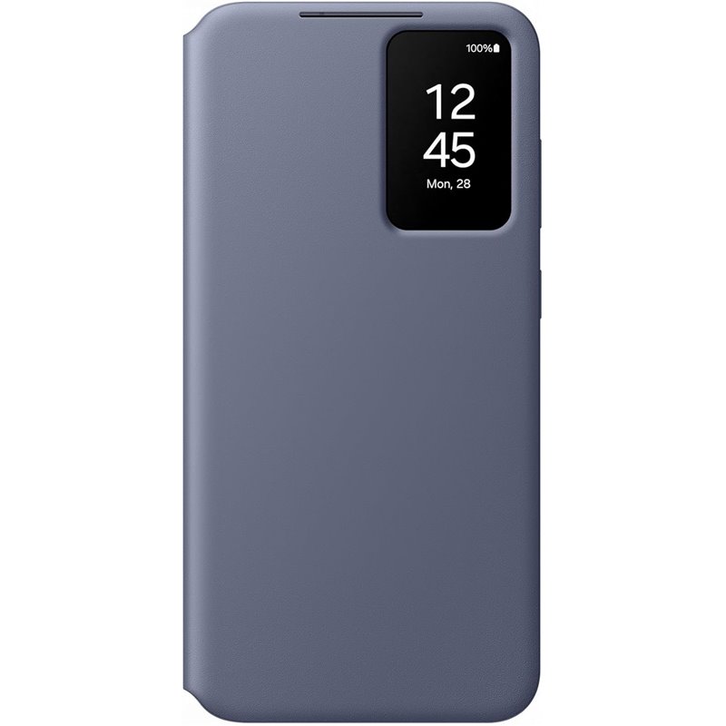 Funda tipo billetera Samsung Smart View para el Galaxy S24+ (violeta)