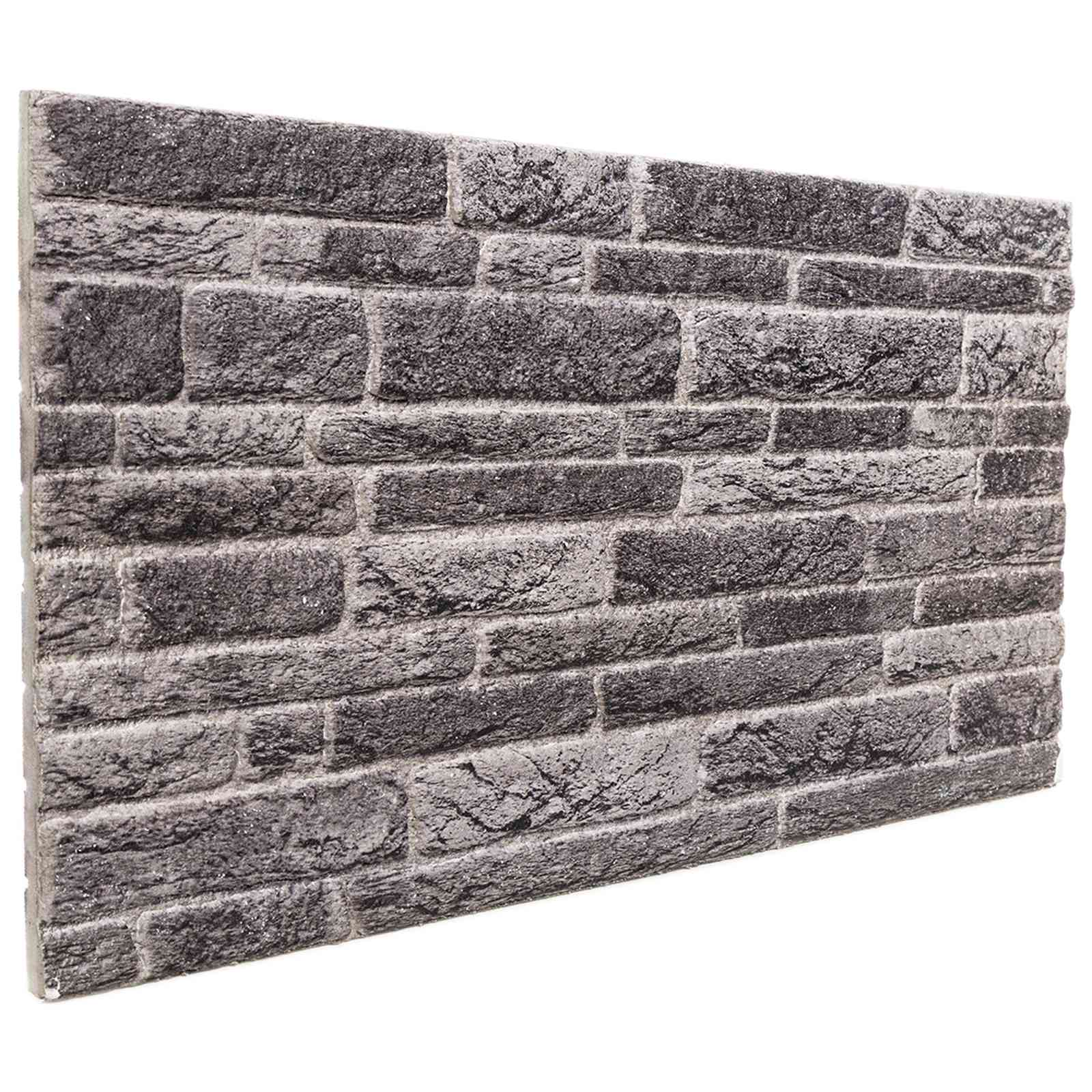 vidaXL Paneles de pared 10 pcs 100 x 50 cm Espuma EPS Multicolor