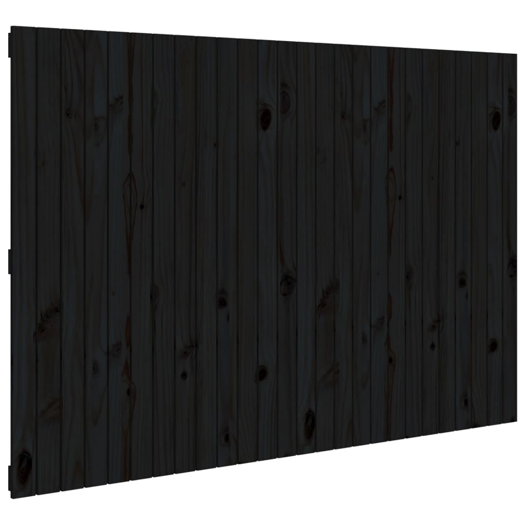 vidaXL Cabecero de cama de pared madera maciza de pino 166x3x110 cm